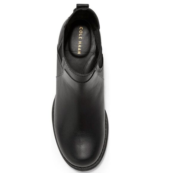 Cole Haan Camea Waterproof Leather Combat Boot, Block Heel Black, All Sizes NWT - Picture 6 of 17